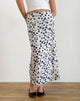 immagine della Gonna Latika in Grunge Floral Flock Crema