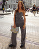 immagine di MOTEL X JACQUIE Lavan Corsetto Top in Charcoal