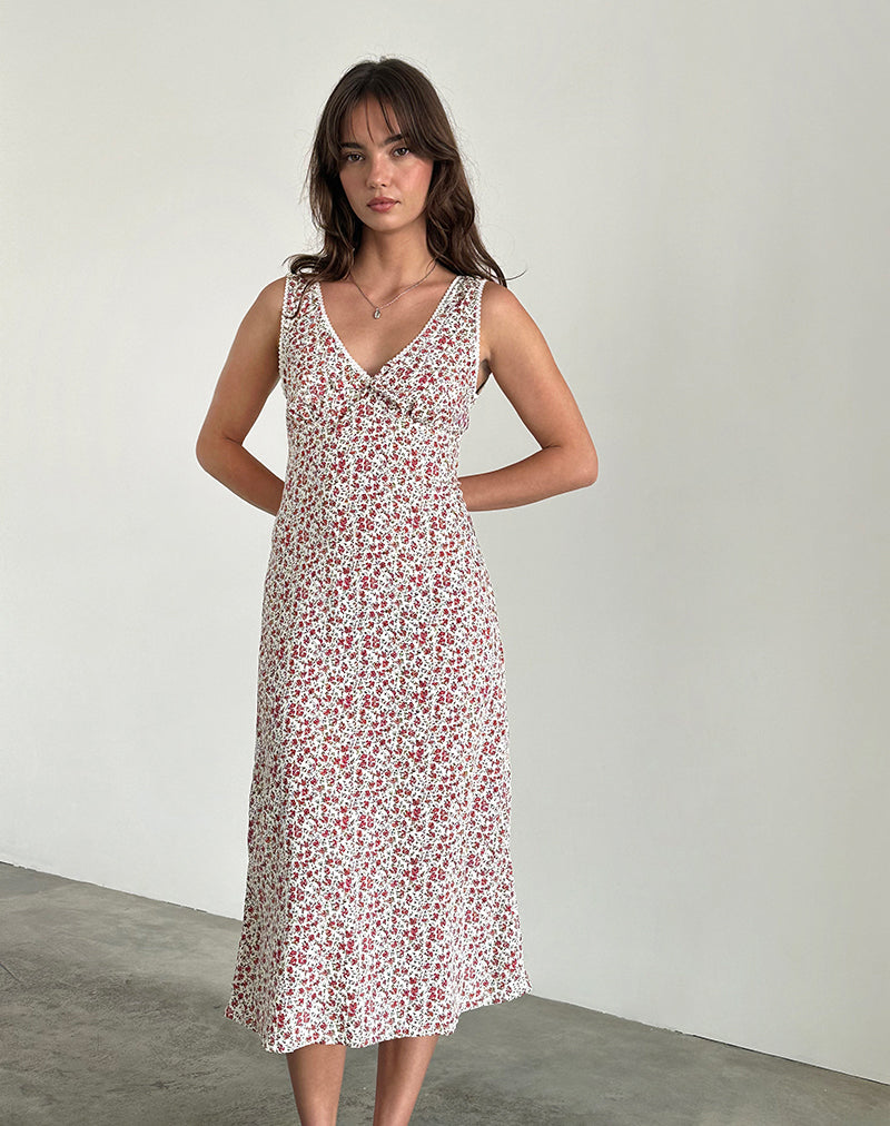 Vestito Lavisha Midi in Pretty Ditsy