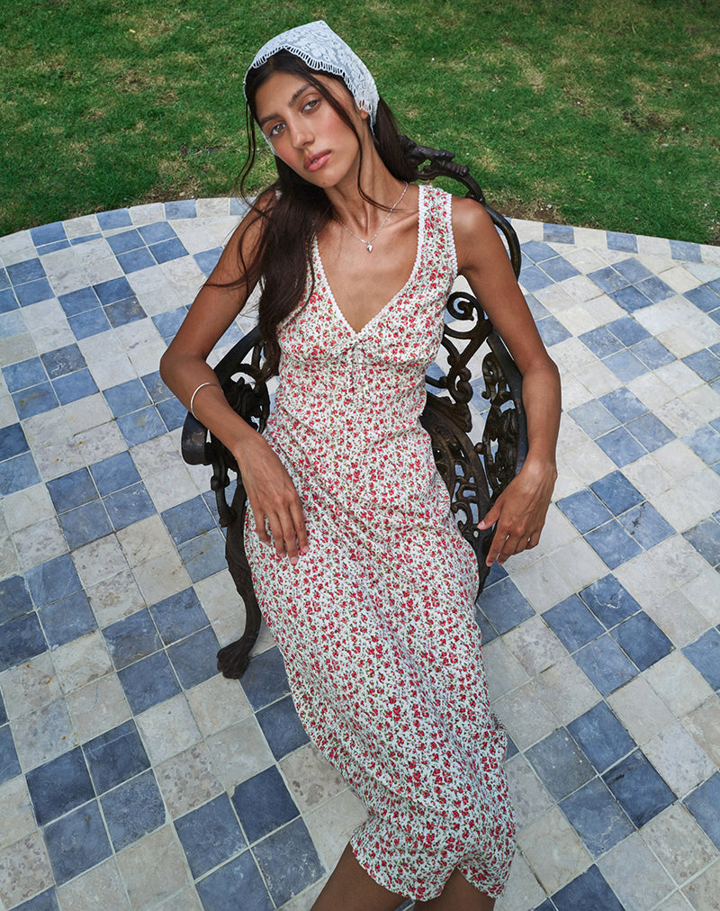 Vestito Lavisha Midi in Pretty Ditsy