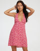 immagine di Leana Mini Dress in Rosa Floreale Ditsy