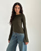 Immagine di Lunica Top in Jersey Tissue Olive