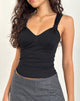 Immagine di Mantha Knot Shoulder Top in nero