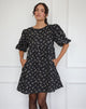 Immagine di Marate Midi Dress in Terra Floreale Nero