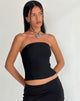 Immagine di Maribaya Top corsetto lungo in nero