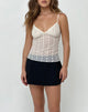 Immagine di Marinda Cami Top in pizzo crema