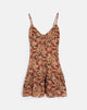 Immagine di Marja Cami Mini Dress in chiffon Rusty Flower