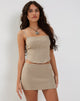 Immagine di Becca Mini Gonna in Pietra Sartoriale