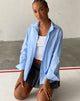Immagine di Mavis Button Up Shirt in Popeline Sky Blue