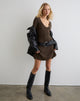 Immagine di Meghan Mini Dress in Dark Chocolate