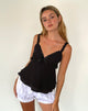 Immagine di Melinda Frill Edge Cami Top nero