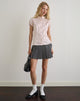 Immagine di Meline Blusa in raso jacquard rosa