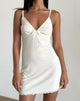 Immagine di Mevila Cami Mini Dress in Avorio Polka Flock