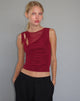 Immagine di Moni Gilet in Mesh Maroon