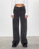 immagine del jeans extra large con lavaggio nero