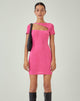 immagine di MOTEL X JACQUIE Goji Bodycon Dress in Magenta