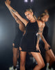 Immagine di MOTEL X OLIVIA NEILL Tadria Bodycon Dress in crepe Nero