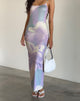 Immagine di Norila Cami Maxi Dress in petali di orchidea Lilla