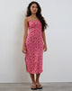 Immagine di Nosita Midi Dress in Ditsy Floral Pink