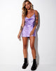 Immagine di Paiva Slip Dress in Raso Lilla