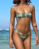 Immagine di Farida Bikini Bottom in Green Tartan