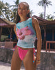 Immagine di Leyna Bikini Bottom in Rosa con Perline