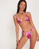 Immagine di Fardia Bikini Bottom in Abstract Floral Pink