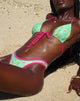 Immagine di Farida Bikini Bottom in Green Floral