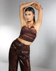 Immagine di MOTEL X IRIS Salet Crop Top in Bleach Drip
