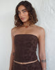 Immagine di Peggy Top in Hibiscus Terry Brown