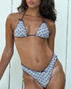 Immagine di Pumyla Bikini Top a righe floreali con fiocchi