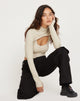 Immagine di Raccet Crop Top a maniche lunghe in latte di cocco