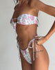 Immagine di Leyna Bikini Bottom in White Jungle Flower Print