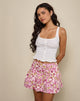 Immagine di Raffita Mini Skirt in Blossom Floral Pink