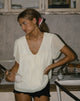 Immagine di Rike Top lungo in chiffon Avorio