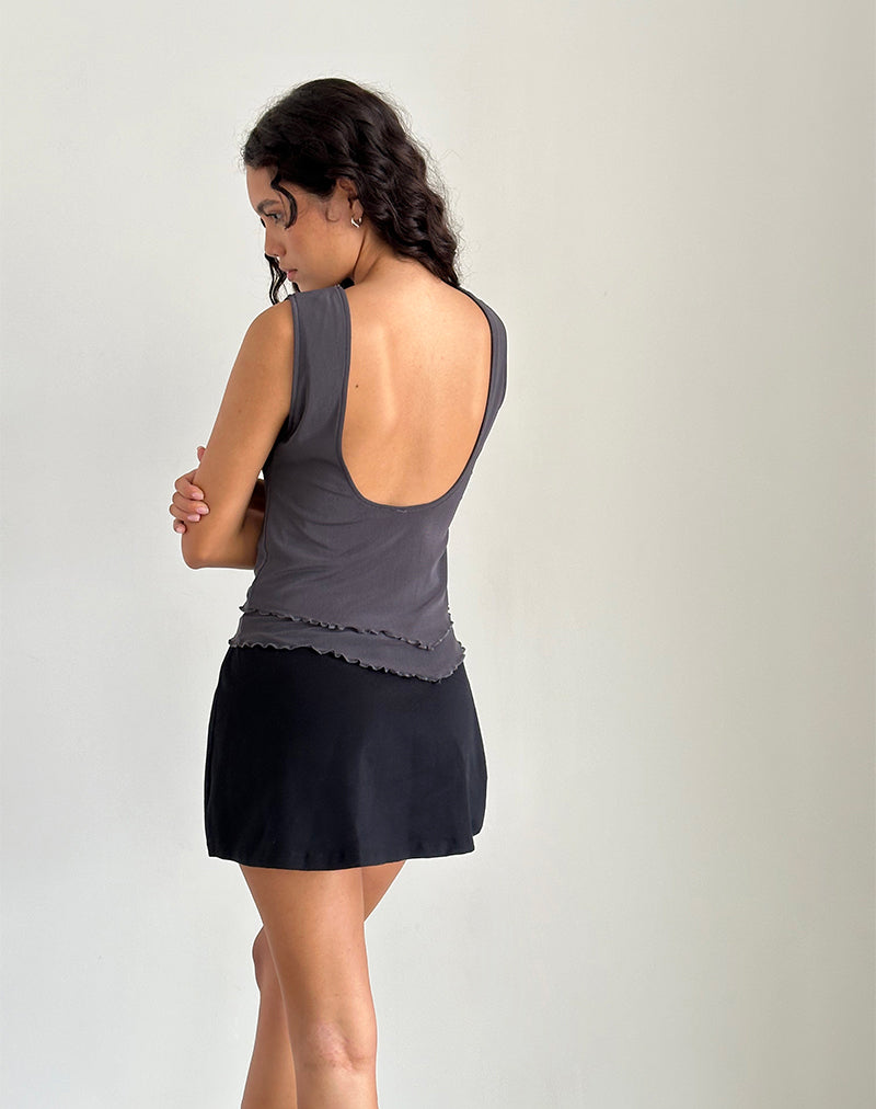 Top asimmetrico Rochie in rete Ocean Storm