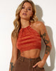 Immagine di Roena Crop Top in Space Dye Tangerine Strawberry