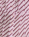 Chiffon a righe rosa e bordeaux