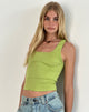 Immagine di Roxe Gilet a coste in Leaf Green