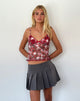 Immagine di Rumaysa Top in pizzo stampato Cherry