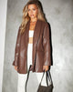 Immagine di Saken Blazer in Pu Brown