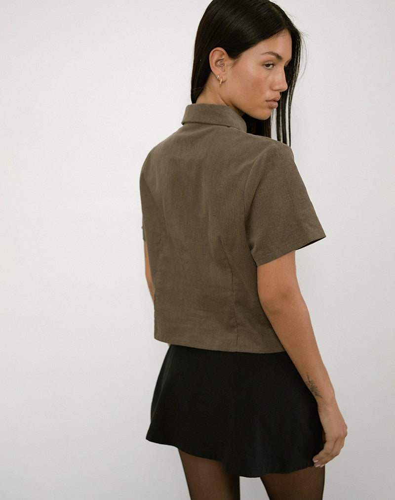 Camicia Samas in corda grigio