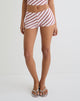 Immagine di Ciana Hot Pants a righe diagonali rosa