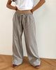 Immagine di Sasari Pantalone oversize in grigio check