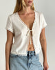 Immagine di Selene Top in Satin Ivory