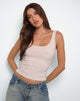 Immagine di Sepai Gilet Top in paillettes disperse rosa