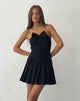 Immagine di Seroja Mini Abito con Fiocco in Nero Sartoria