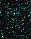 Mini paillettes verde iridescente
