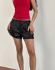 Immagine di Tega Shorts in nero con pizzo nero