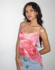 immagine di Shahira Top in Acquerello Floreale Rosa